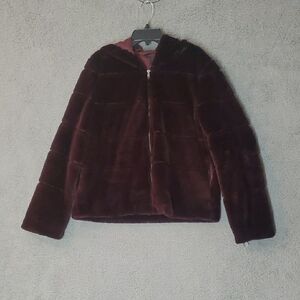 Christian Siriano Women's Faux Fur Jacket Size L